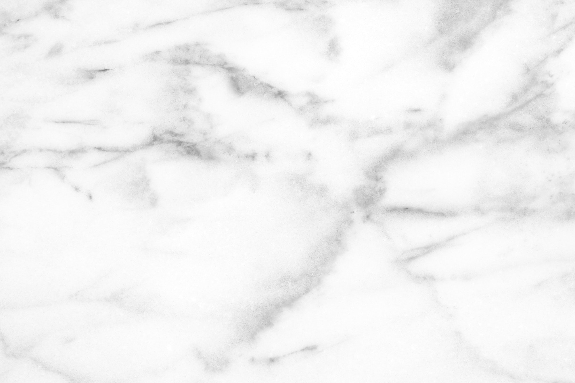 White Carrara Marble natural light surface for bathroom or kitchen countertop