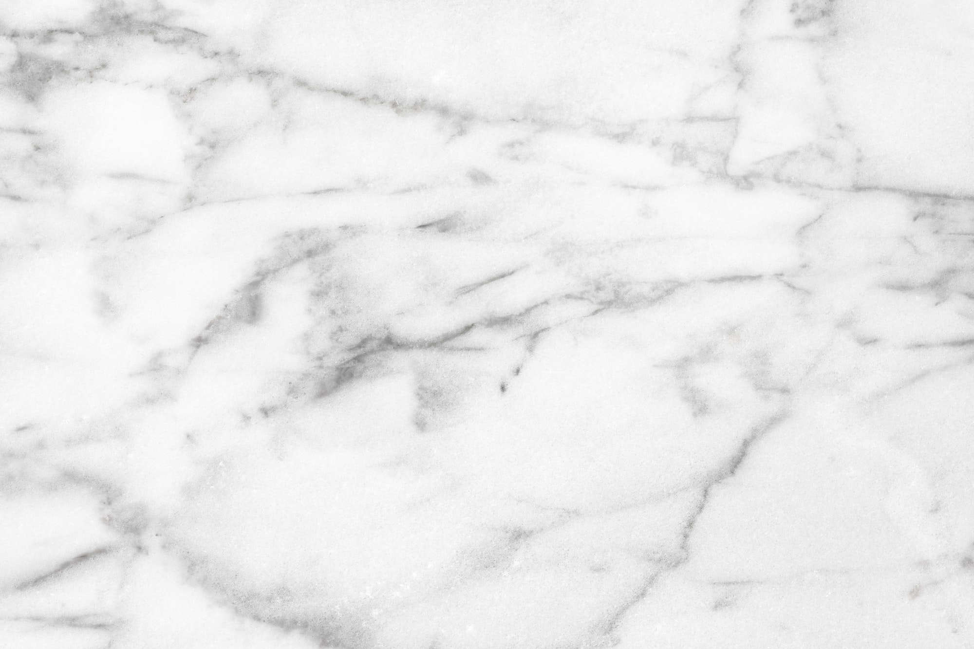 White Carrara Marble natural light surface for bathroom or kitchen countertop