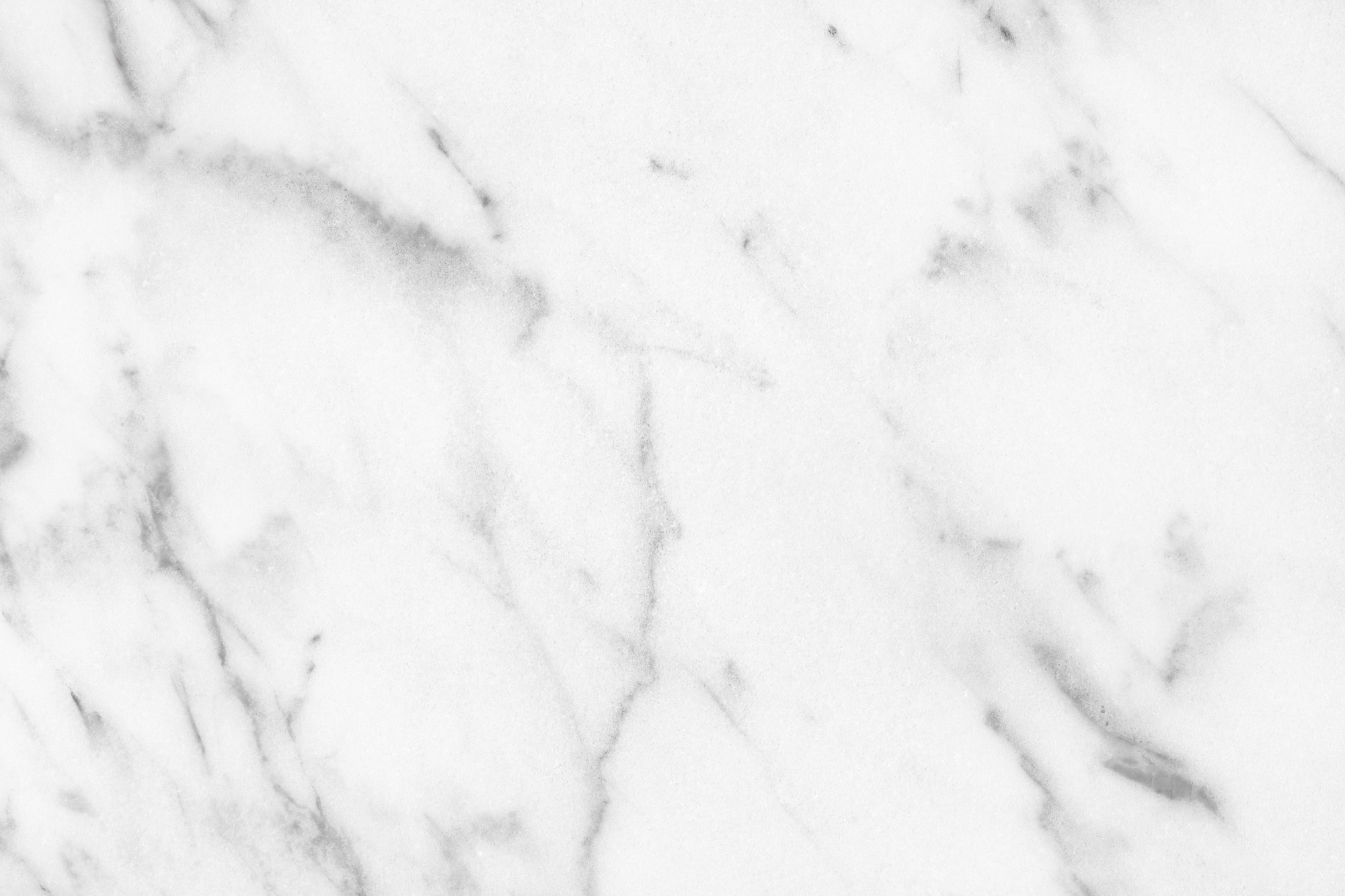 White Carrara Marble natural light surface for bathroom or kitchen countertop